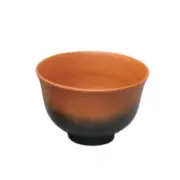 Teacup Yunomi - Ceramic Tokoname Japanese Chawan - KOJI - Orange - Gradation