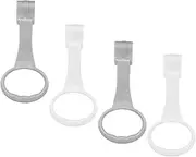 Abaodam 4pcs Baby Bed Hand Pull Ring Portable Crib Hanging Rings Toddler Learning to Walk Exercise