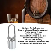 AU Beer Tap Lock Stainless Steel Safe Leakage Proof Draft Beer Faucet Lock