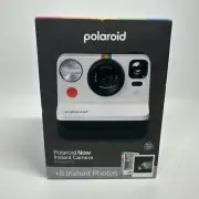 New Polaroid Now Instant Camera Generation 2 + 8 Photos Bundle White PRD006283