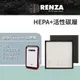 RENZA濾網 適用 Panasonic 國際牌 F-PBJ30W F-PXJ30W HEPA+活性碳 濾芯