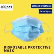 Air Pollution Protection Disposable Face Mask with Adjustable Earloop 100pk