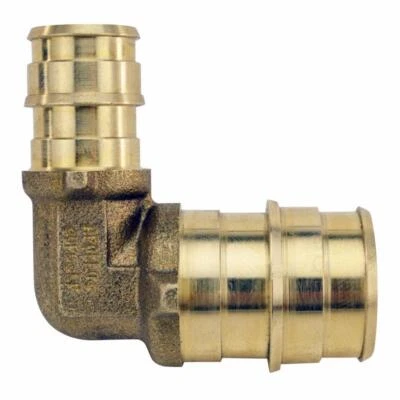 Apollo EPXE1234 Brass Pipe Reducing Elbow for PEX Pipe 3/4 x 1/2 in.