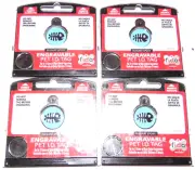 ** Lot Of 4 ** Fido BY Hillman 137153 Engravable Pet I.D Tag
