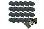 20pc Hercules Safety Lock w 6 Keys for Auto Grip Guitar Hanger Stands Holder BLK