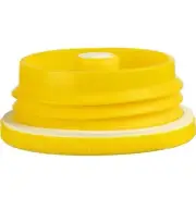 2" Buttress Yellow HDPE Bung Plug with Vent, EDPM Gasket. Part # 26WA44 (25ct)