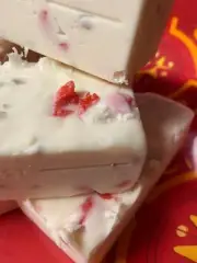 Cherry Almond Coconut White Chocolate Fudge 1/2 pound