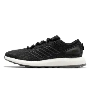 adidas 慢跑鞋 PureBoost 黑 白 男鞋 BOOST 避震中底 路跑 運動鞋 愛迪達 HP2622