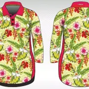 Chevron Tropical Dress Fishing Shirt