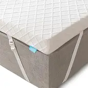 RECCI 2-Inch Mattress Topper King, Pressure-Reliving Memory Foam Mattress Topper for Back Pain, Cooling Mattress Topper with Bamboo Viscose Cover, Removable and Washable CertiPUR-US (King Size)