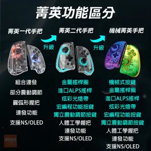 【Simon】免運新店現貨 良值 switch OLED 炫光 菁英手把 機械鍵 PRO手把 連發 JOYCON 宏編程