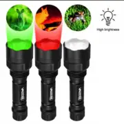 Waterproof Red/Green/White Light Scope Mount Lamp Hunting Air Rifle Torch AU