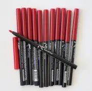 12 pencils - AA18 RED NK NICKA K New York Auto Retractable LIP LINER Pencil
