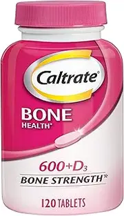 Caltrate 600+D3, Calcium and Vitamin D Supplement Tablet, 600 mg (120 Count)