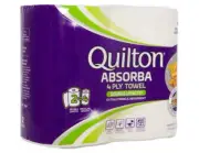 Quilton Absorba 4 Ply Double Length Paper Towels 2pk Free Shipping