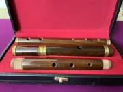 Irish Handmade Rosewood Wooden Flute "D" With Wooden Case - 4 PART - 26" SIZE