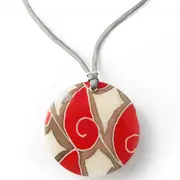Antonella Piacenti Batik Necklace Pendant 925 Silver