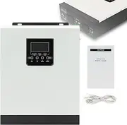 Pure Sine Wave Solar Inverter (3kva 2400w), Pwm 50a Solar Recharge Controller, Smart Battery Charger Design,- Overload Short Circuit Protections, for Pv Carports,HPS-3K