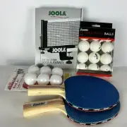 Joola Ping Pong Net Set 72" Regulation Avanti #31009 PLUS 18 Balls & 2 Paddles