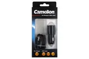 Camelion 4.8A USB Car Charger 3-in-1 Micro Type-C 8 Pin Cable f Smartphones