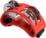 Foot Tambourine Musical Percussion Instrument - Stainless Steel Jingle Bells, Foot Percussionn Shaker | Guitar Drum Accessory Instrument, Dancing Party Musical Instrument, Fun for Events