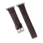For Apple Watch Series 2,38-mm Case,Genuine Leather Strap,Brown