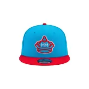 New Era 9fifty Miami Marlins City Connect Blue Snapback Unisex Style : Hhh-60139