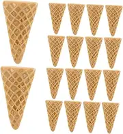 DOITOOL 20Pcs Ice Cream Cone Charms for Crafting Hairpin Charms Jewelry Making Accessories DIY Phone Case Decor