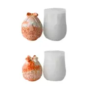 Reusable Silicone Colorful Eggs Shape Mold For Easter Eggs Scented Making