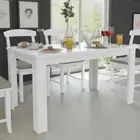 vidaXL Dining Table 140x80x75 cm White
