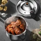 (12L)Pressure Cooker 80kpa Pressure Canner Dual Handle Stainless Steel Large HB0