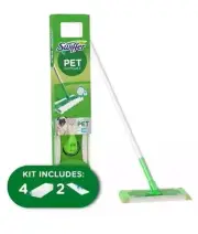Swiffer Sweeper Pet 2-in-1, Floor Cleaner, Sweeping and Mopping Starter Kit-New