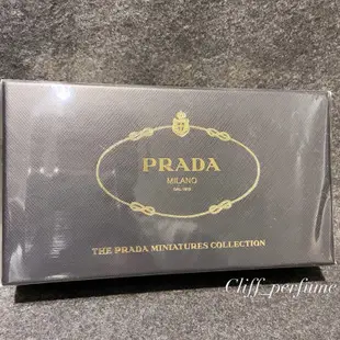 【克里夫香水】Prada 四入小香禮盒(花花小姐/LA FEMME /粉櫻淑女/鳶尾花精粹)