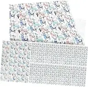Yardenfun 10sheets Cartoon Animal Pattern Wrapping Paper Bouquet Packaging Paper for Unique Design for Birthday Valentine Day and Special Occasions