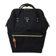 anello Brand Women's Backpack Large Capacity Oxford Waterproof SchoolBag Anti-theft Laptop Bag Male&Female Travel Knapsack black 15 Inches