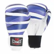 RCB Red Corner Boxing Womens Sparring Boxing Gloves - Stripes Blue