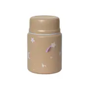 Fabelab Shooting Star Stainless 14.5cm Thermo Food Jar w/ Spoon Hot/Cold Caramel