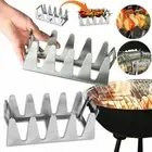 Multifunction BBQ Grill Rack Stainless Steel Barbecue Chicken Wing & Leg Stand