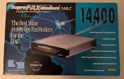 SupraFax Modem 144LC vintage, new in box, 14.4 bps for the MAC