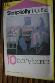 Simplicity House 125 Sewing Pattern 10 Baby Basics New Uncut