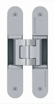 TECTUS TE540 3D Simonswerk, 2-Pack, Satin Nickel, 264 lbs/pr. Concealed Hinges