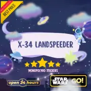 -Mono_poly_GO- 5 Stars Stickers X-34 Landspeeder (CHEAPER&Fast Delivery)