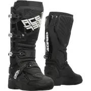 Whoops Black White Motocross Boots
