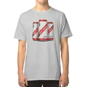 Red Stripe Three Lager Cans T-shirt TEE