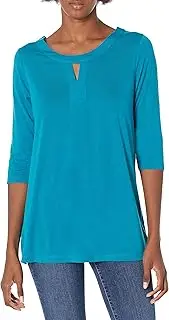 [Hanes] Women's Lightweight Keyhole Tunic