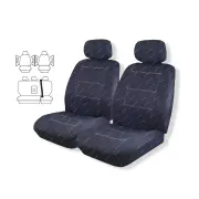 Ilana Tailor Made Black Wet'N Wild Car Seat Covers for Isuzu D-Max LS Crew Cab