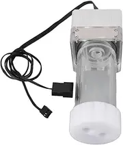 CPU Cooler, Water Cooling Pump, 30 Mesh Filter Mesh Sine Wave Drive 125ml Capacity G1/4 Water Pump Quiet Working for Water Cooling System (Silver)