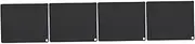 CIMAXIC 4pcs Portable Induction Cooktop Pad Silicone Heat Insulated Mat Cooktop Mats for Under Grill