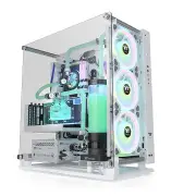 Thermaltake Core P3 Pro ATX Tempered Glass Mid Tower Case - Snow Edition [CA-1G4-00M6WN-09]