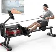 JOROTO Water Rowing Machine for Home Use, Foldable Rower Machine 136Kg Weight...